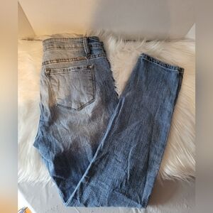 KanCan Blue Straight Jeans Classic Style, Size 9 (30)